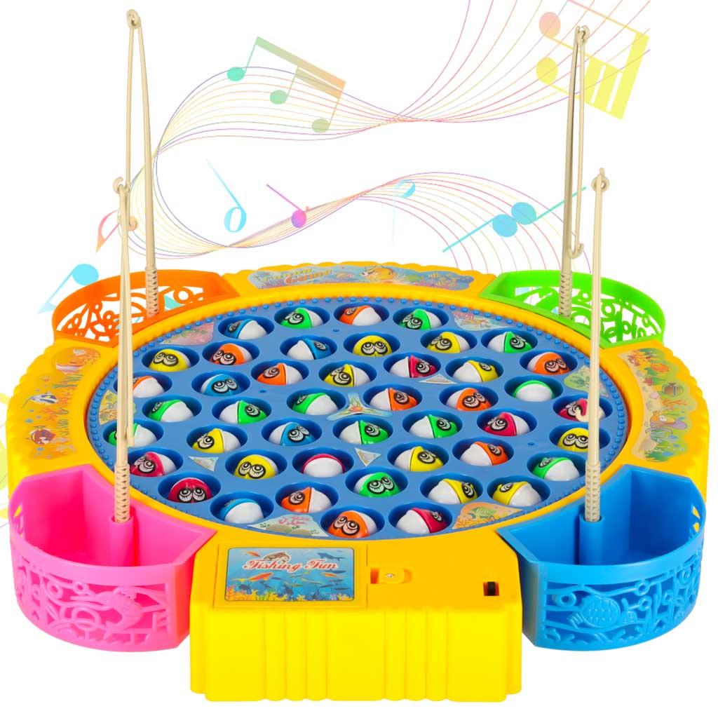 Kids Fishing Game with 45 Fish, Music & Sound Effects