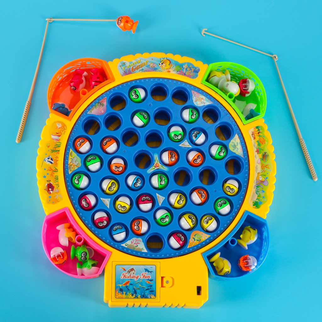 Kids Fishing Game with 45 Fish, Music & Sound Effects