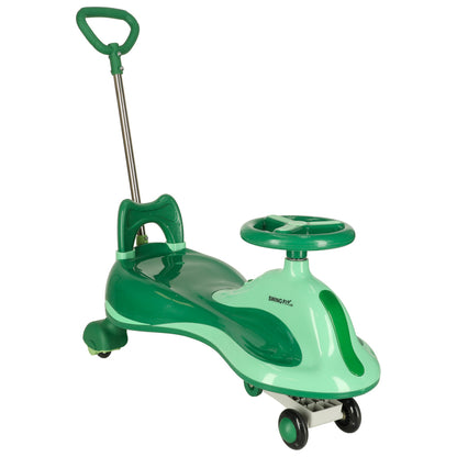Gravity Ride-On Toy for Kids with LED Wheels - Green