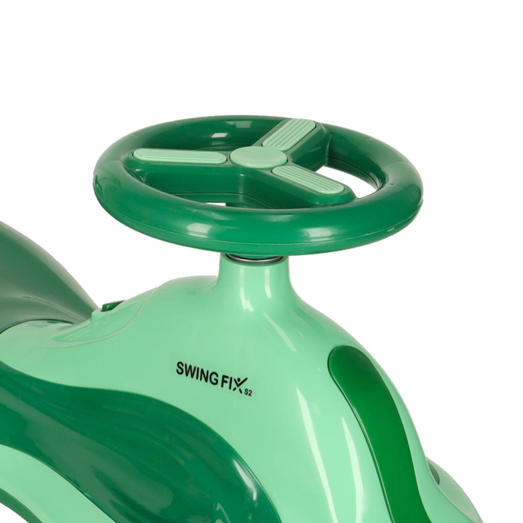 Gravity Ride-On Toy for Kids with LED Wheels - Green