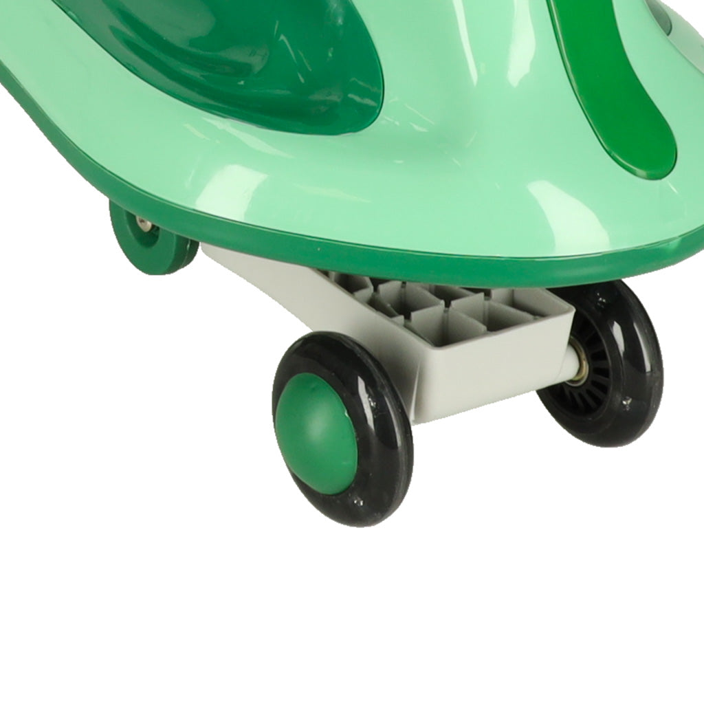 Gravity Ride-On Toy for Kids with LED Wheels - Green