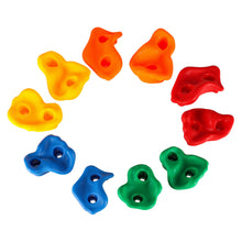10 dalių plastikinis uolų sienos rinkinys
