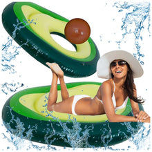 Avocado Inflatable Pool Float with Beach Ball 150x115 cm
