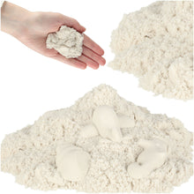Baltas kinetinis smėlis– 1 kg 