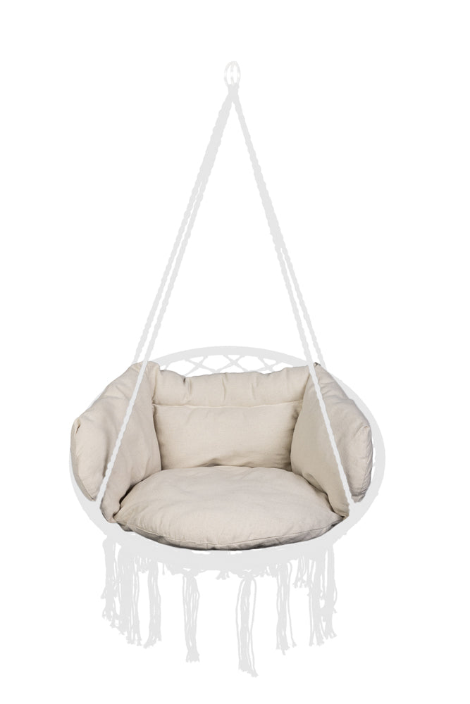 Ecru Nest Swing Cushion – 4-Piece Hanging Chair Pad