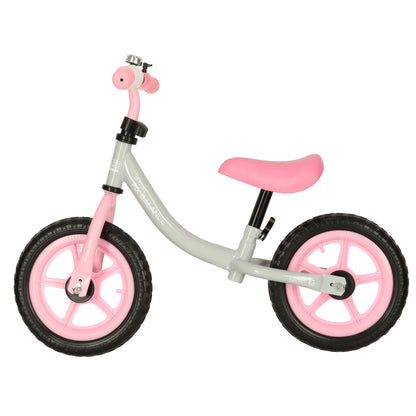 TRIKE FIX Balance Bike Grey-Pink for Kids 2–4 Years