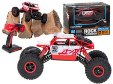 RC Rock Crawler 4WD Remote Control Off-Road Car 1:18 – Red