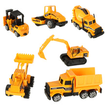 Construction Vehicle Toy Set – 6 Mini Construction Machines