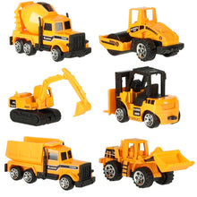 Construction Vehicle Toy Set – 6 Mini Construction Machines