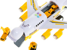 Construction Vehicle Transporter Airplane Playset