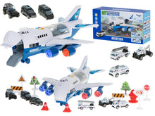 Police Vehicle Transporter Airplane Playset