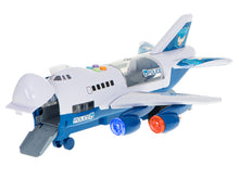 Police Vehicle Transporter Airplane Playset