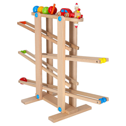Wooden Marble Run Ball Track Montessori Toy