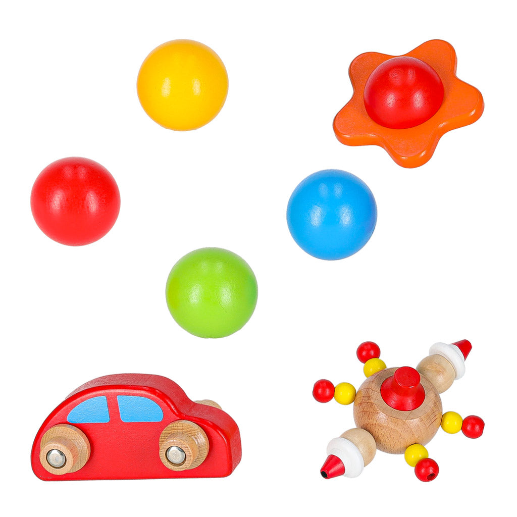 Wooden Marble Run Ball Track Montessori Toy