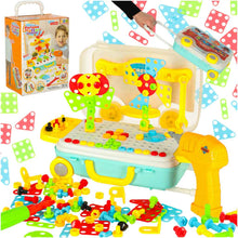Educational Construction Set with Toy Drill 258 Pieces