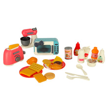 Kids Kitchen Appliance Play Set – Microwave, Toaster & Mixer
