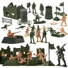 Military Army Base Playset 114 Pieces Soldier Figures Set